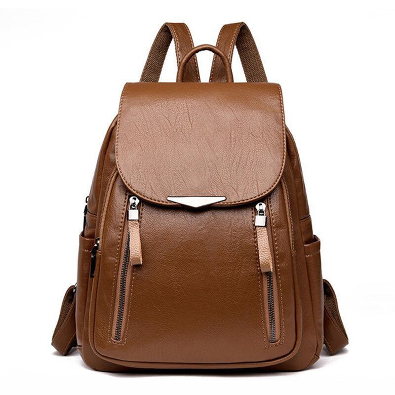 Stylish Leather Backpack