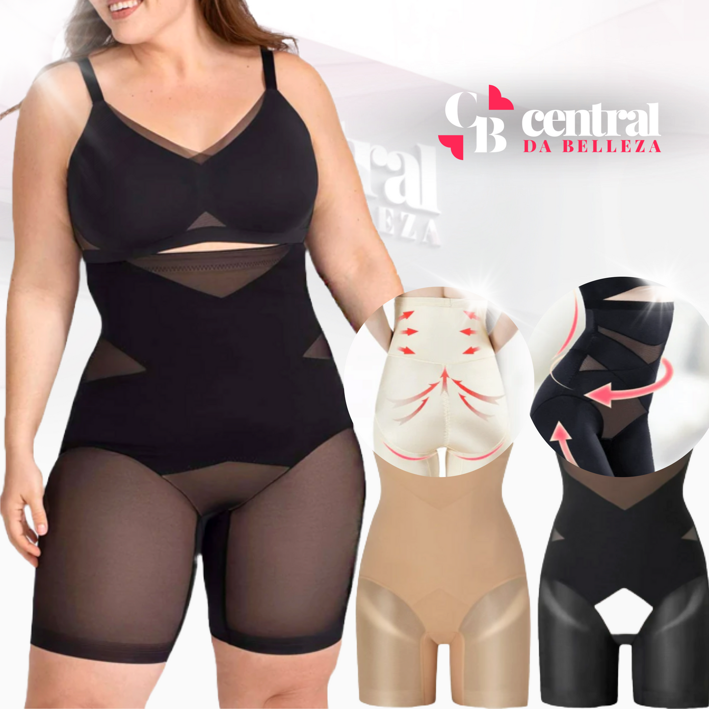 High-Waisted Shaping Shorts