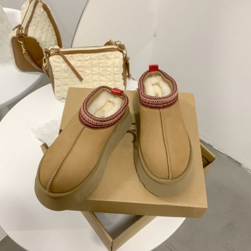 Cozy Snow Plush Sneakers