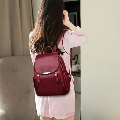 Stylish Leather Backpack
