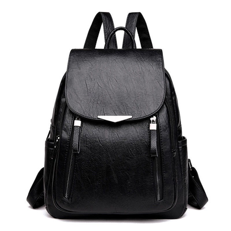 Stylish Leather Backpack