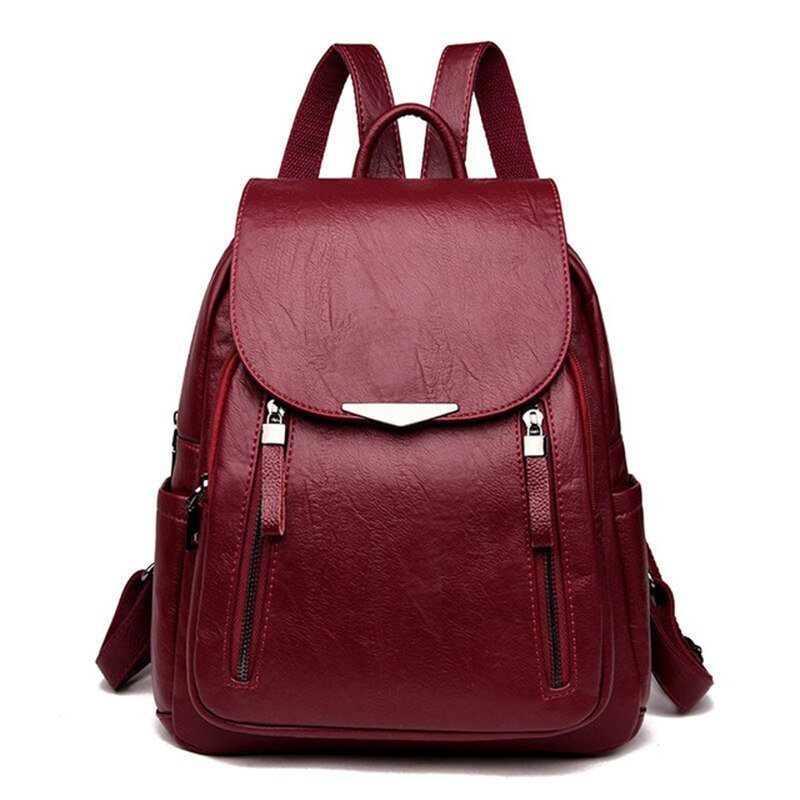 Stylish Leather Backpack